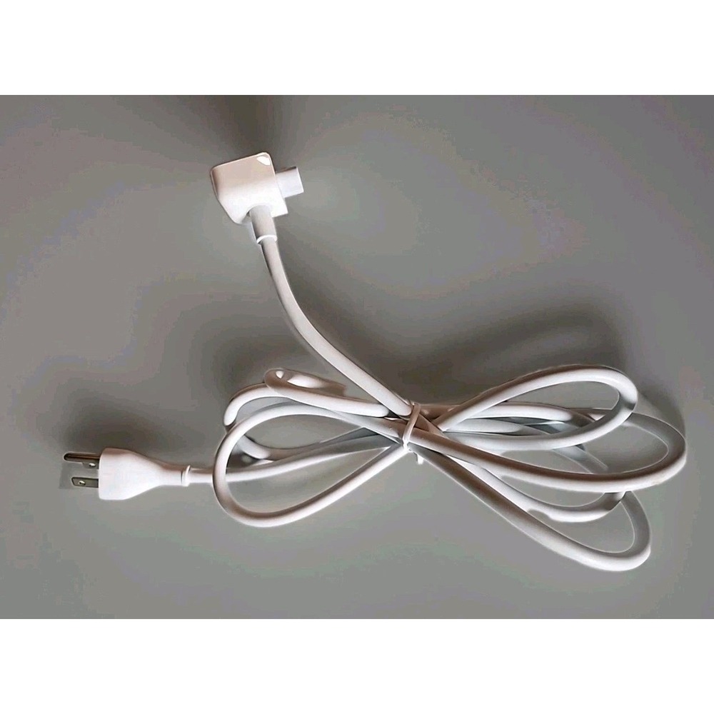 White Apple Macbook Pro 6ft Power AC Adapter Power Extension Cable Cord